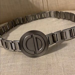 Dior adjustable, silver metal belt. Hardly worn.